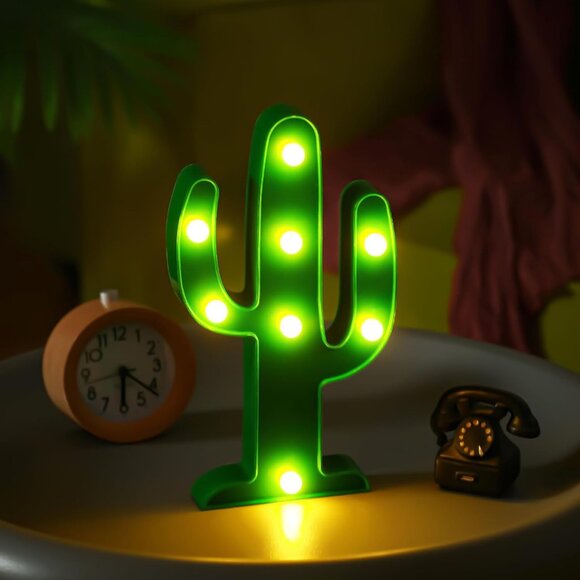 LED Light Up Cactus - Picture 1 of 6